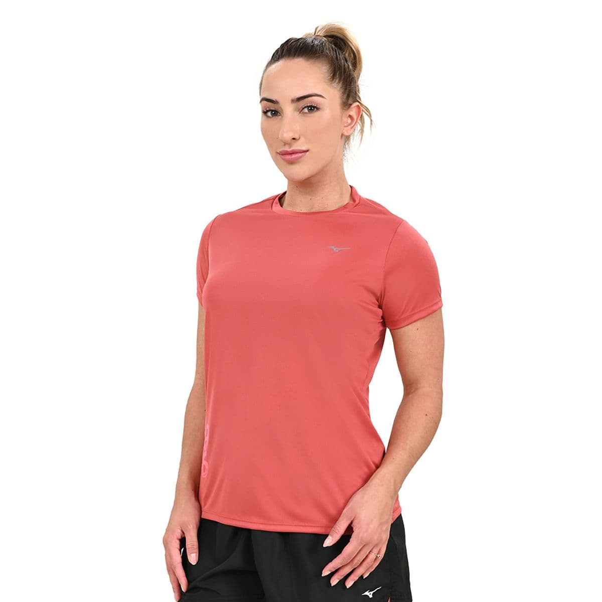 Camiseta de Treino Feminina Mizuno Energy Stamp G Rosa