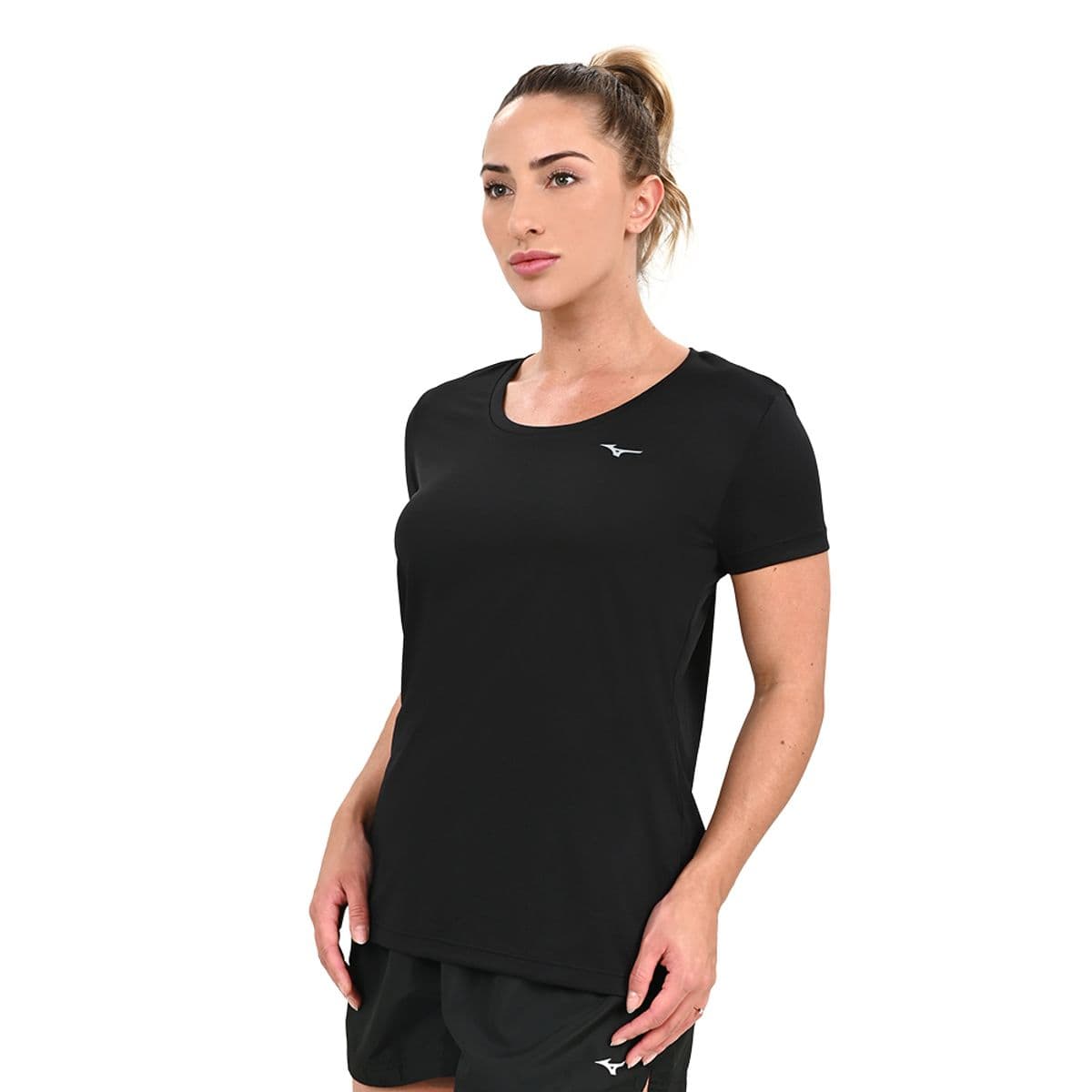 Camiseta de Treino Mizuno Nirvana Feminina P Preto