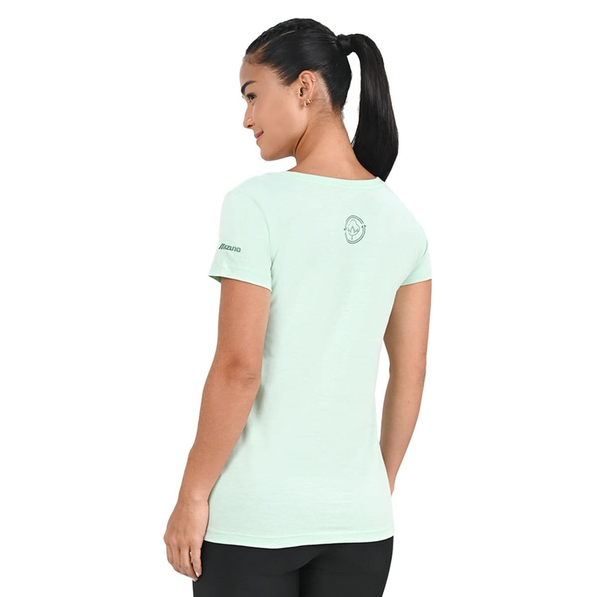 Camiseta Casual Feminina Mizuno Eco M Verde