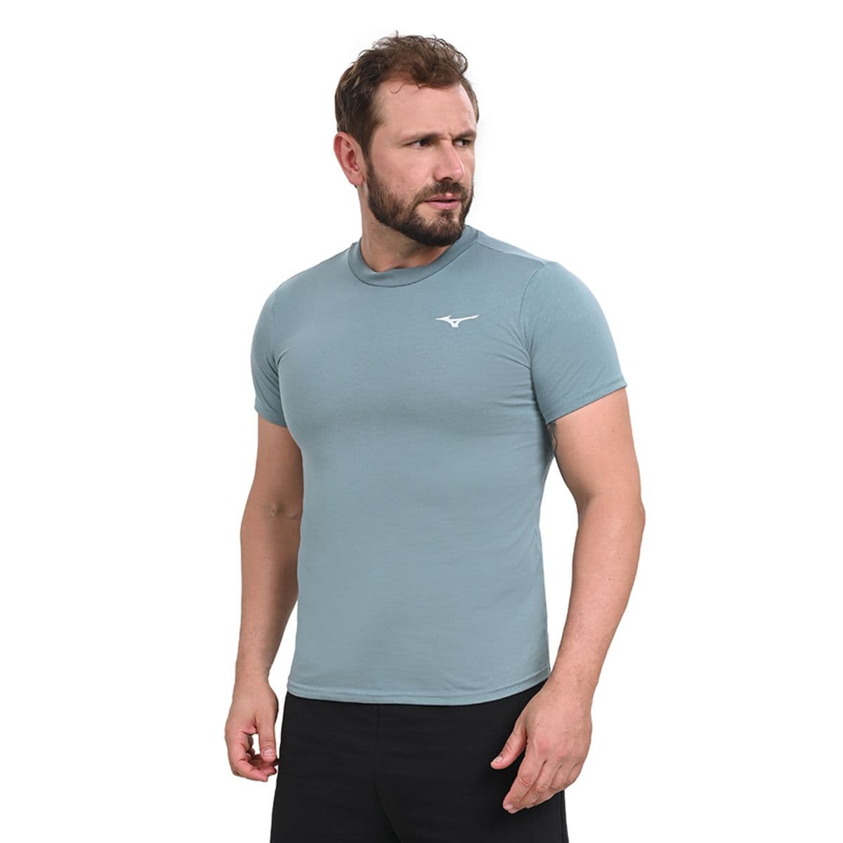 Camiseta Casual Masculina Mizuno P Verde