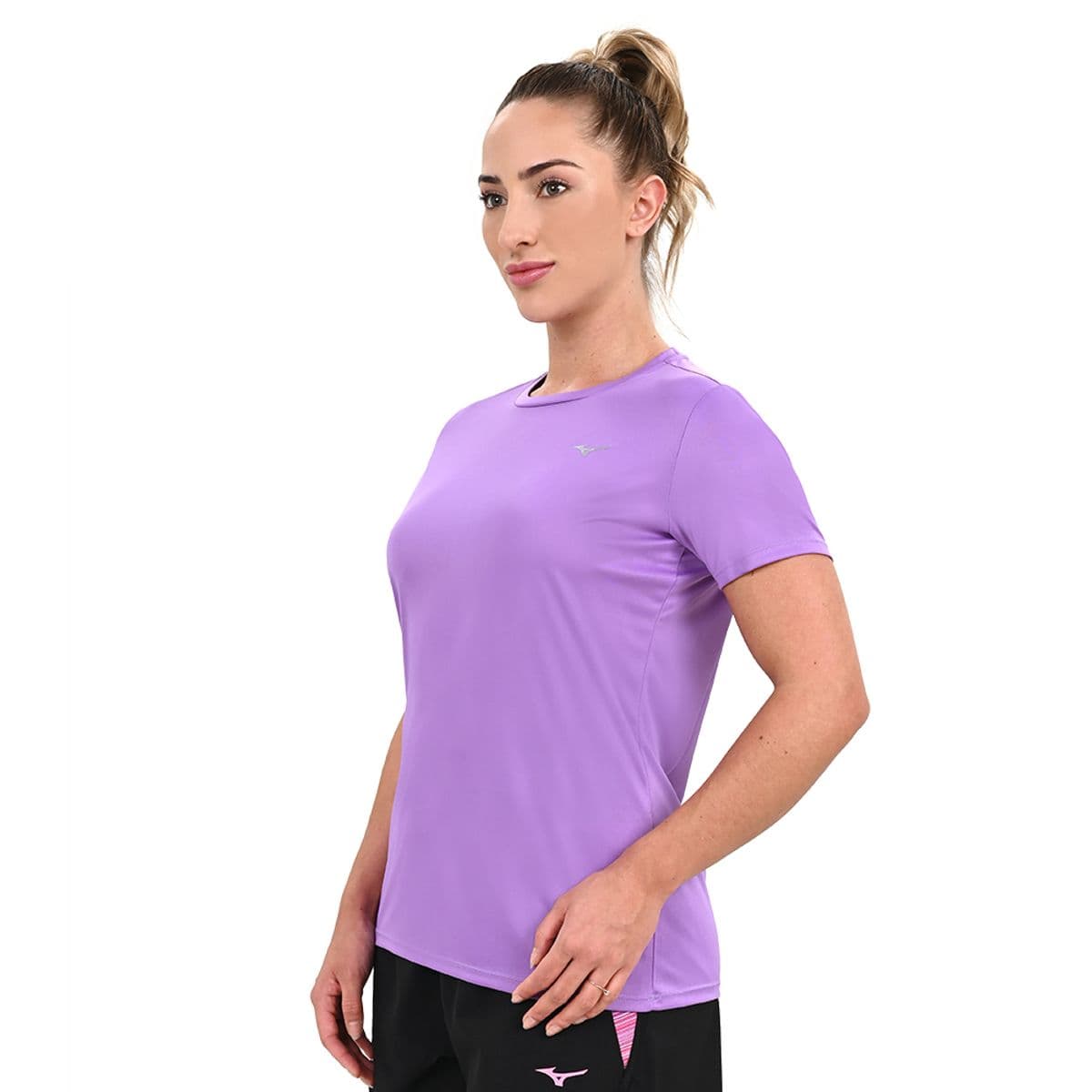 Camiseta de Treino Feminina Mizuno Energy P Roxo