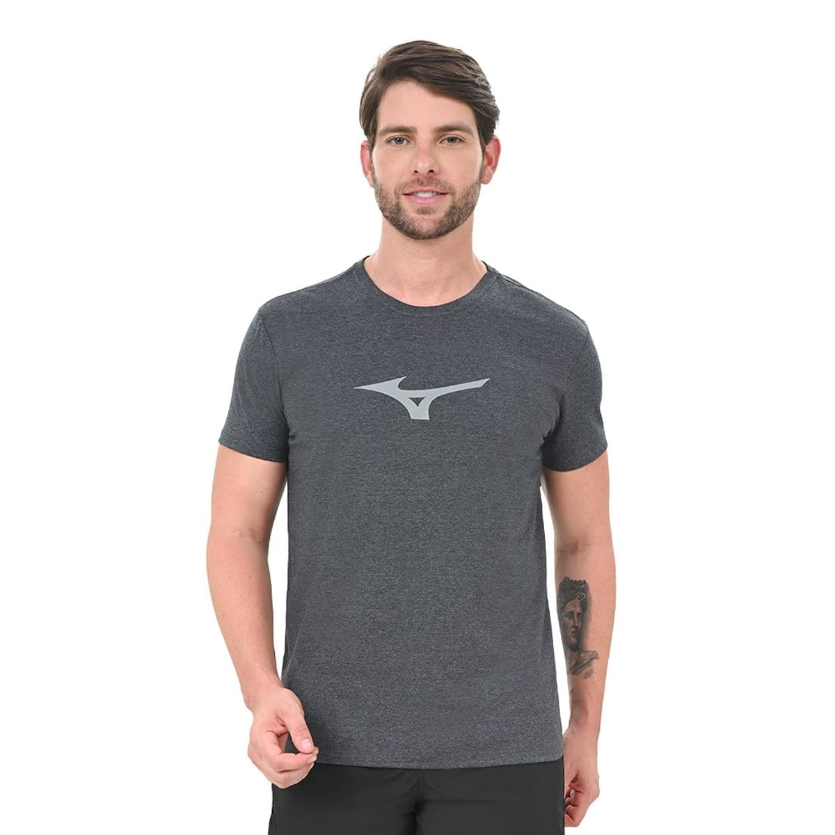 Camiseta Casual Masculina Mizuno LifeStyle P Preto