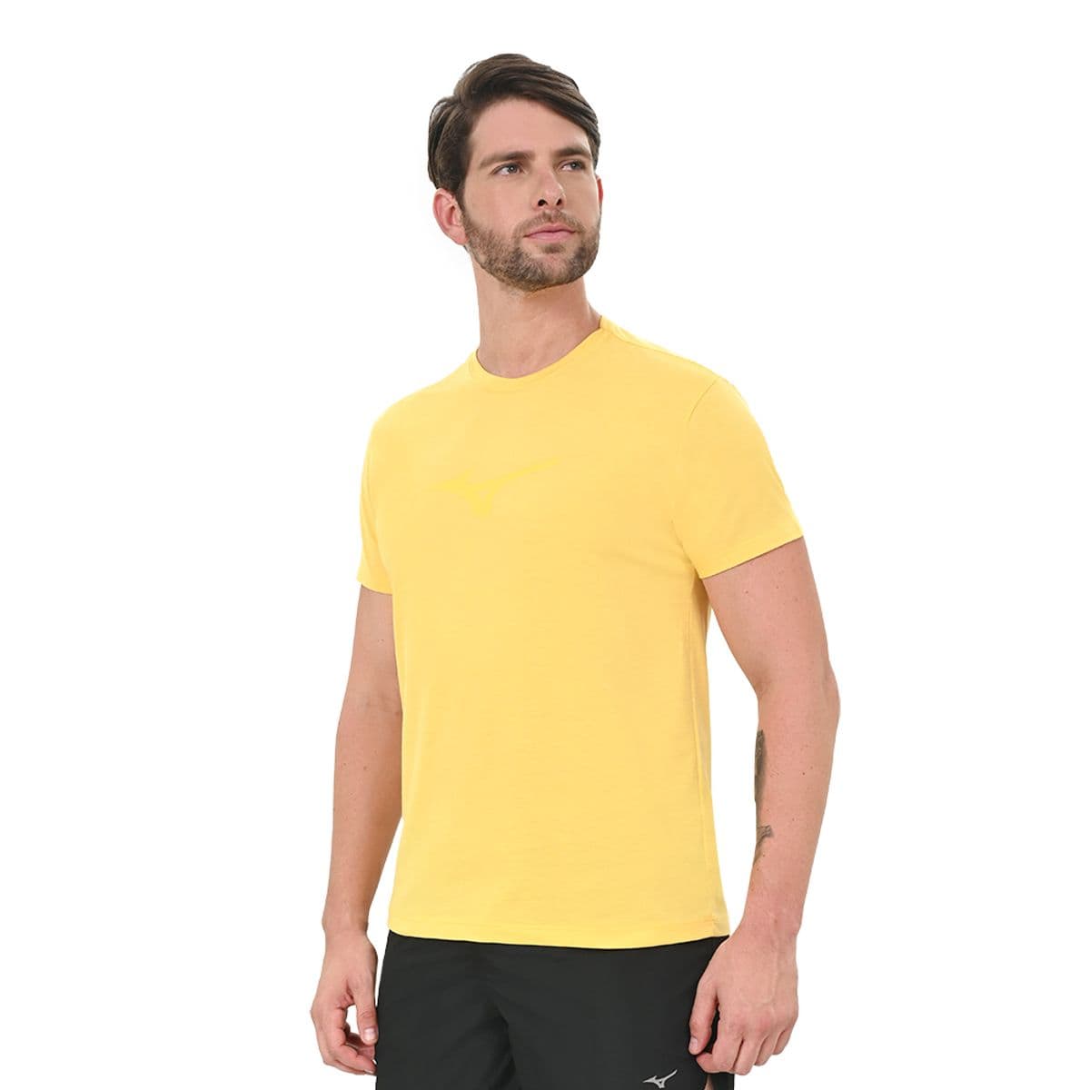 Camiseta Casual Masculino Mizuno Lifestyle P Amarelo
