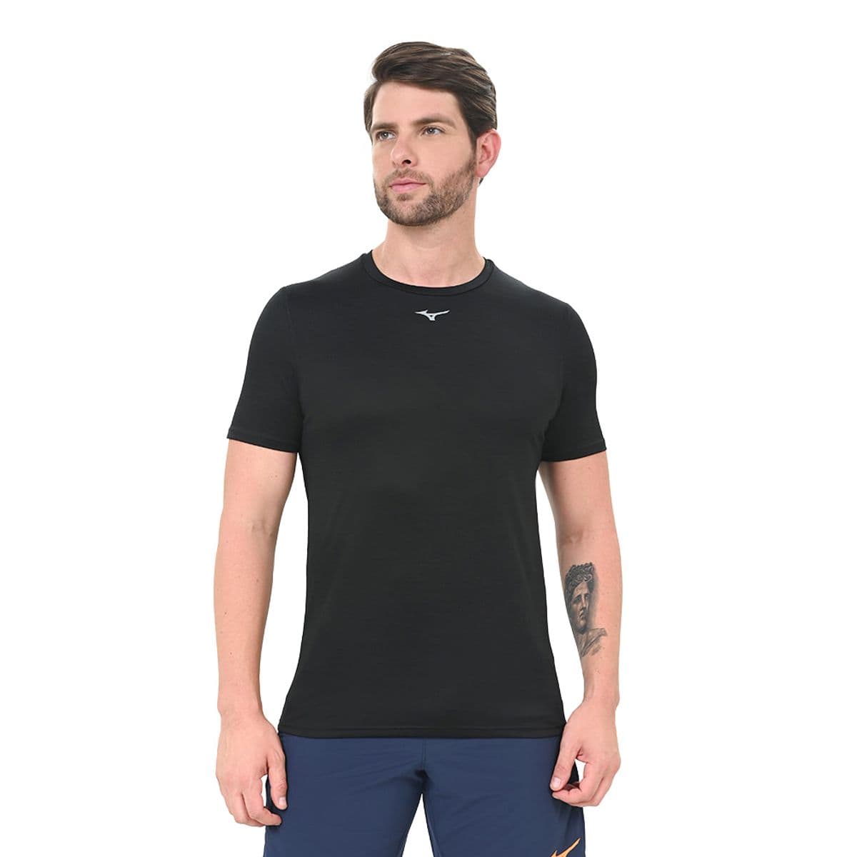 Camiseta de Treino Masculina Mizuno Core P Preto