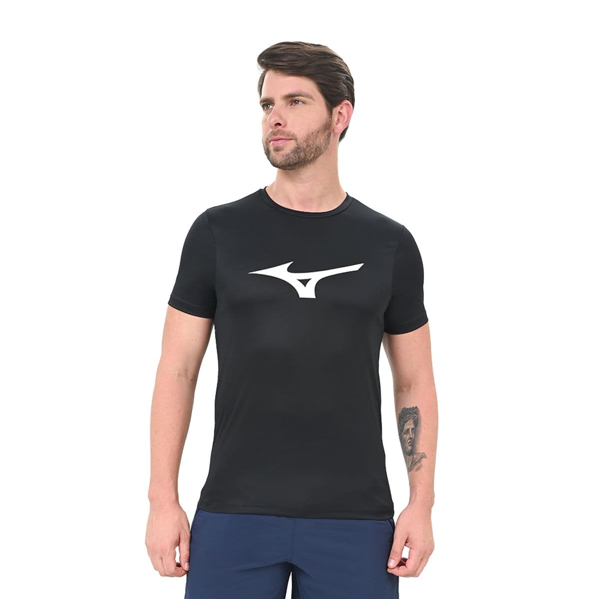 Camiseta de Treino Masculina Mizuno Spark P Preto