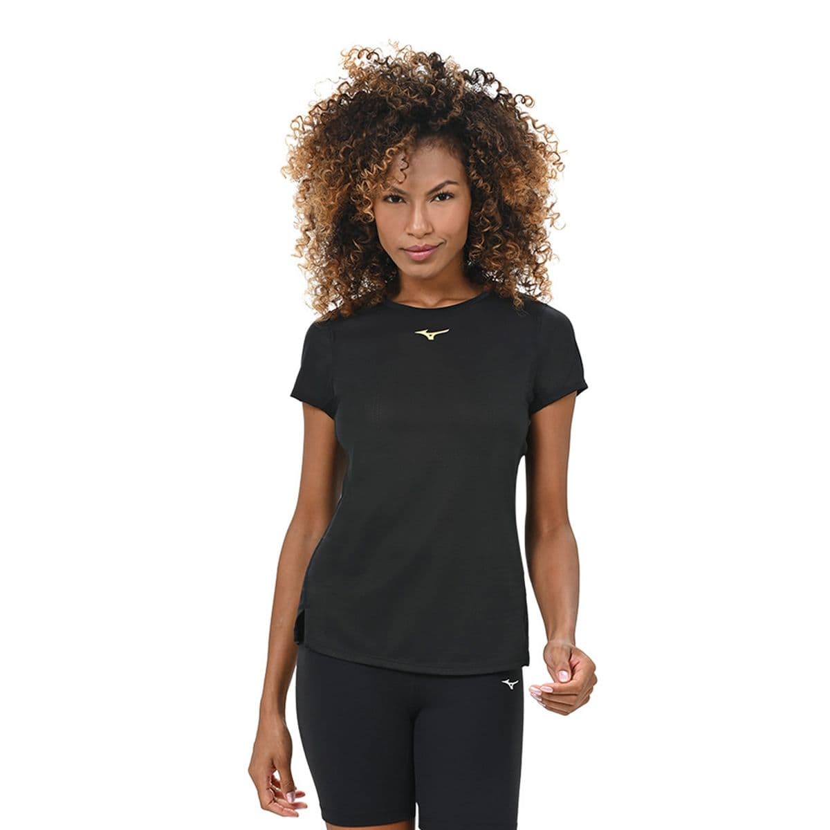 Camiseta de Treino Feminina Mizuno Dryaeroflow M Preto