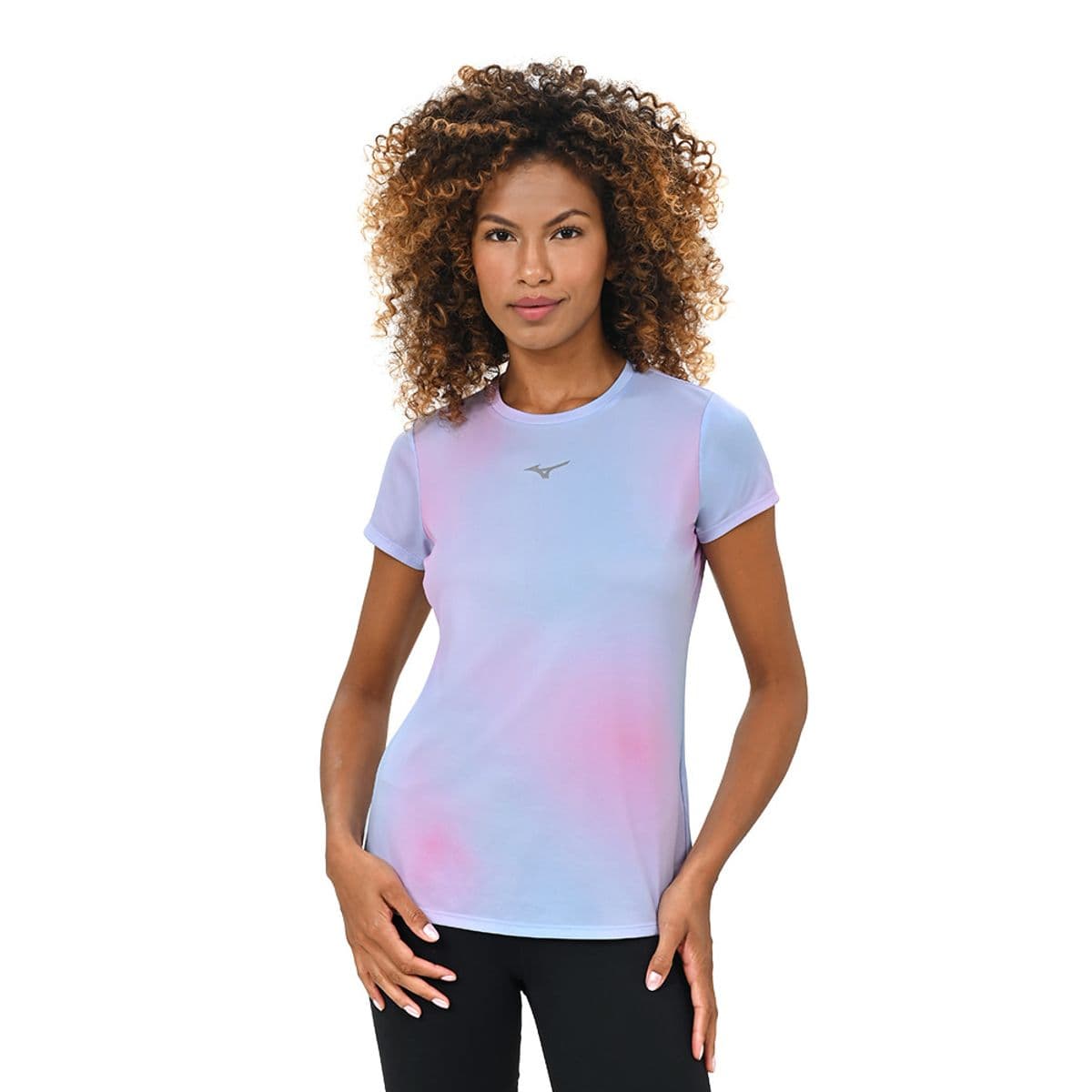 Camiseta de Treino Feminina Mizuno Impulse Core Graphic G Azul