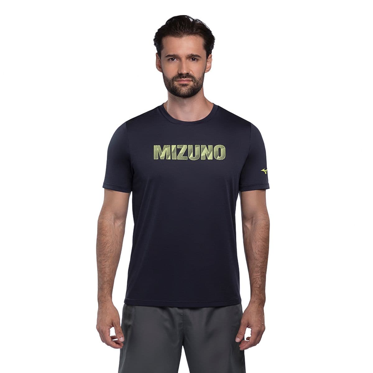 Camiseta de Treino Masculina Mizuno Energy Stamp M Azul
