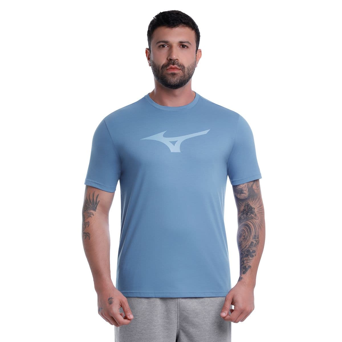 Camiseta Mizuno Basic Big Masculina M Azul