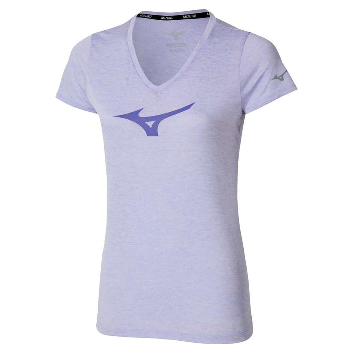 Camiseta de Corrida Mizuno Core Runbird Feminina GG Azul