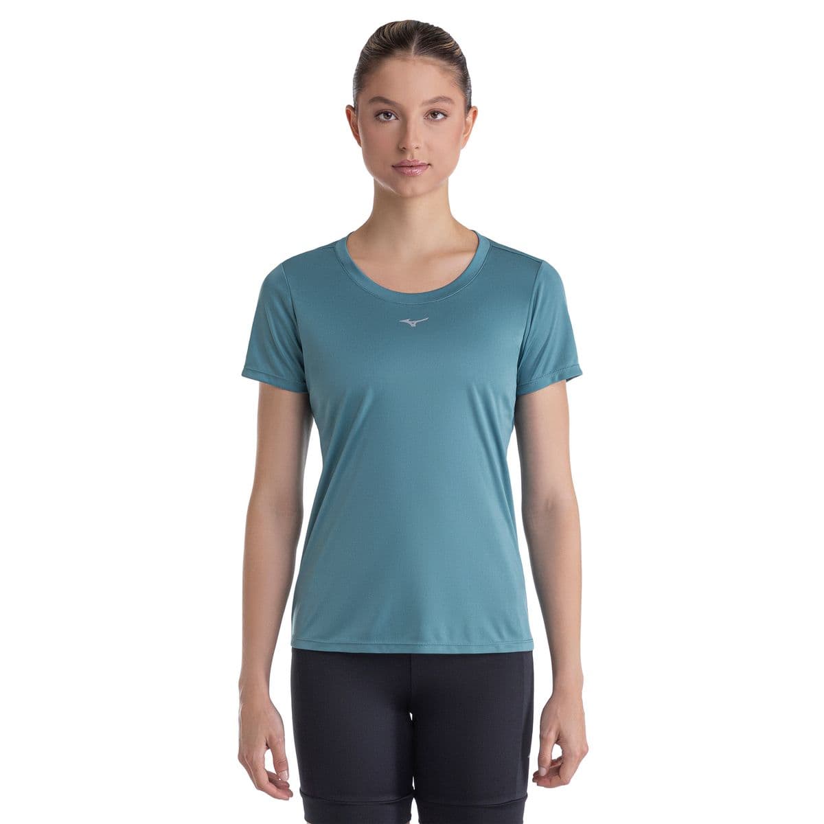 Camiseta de Corrida Mizuno Spark 2 Feminina M Azul