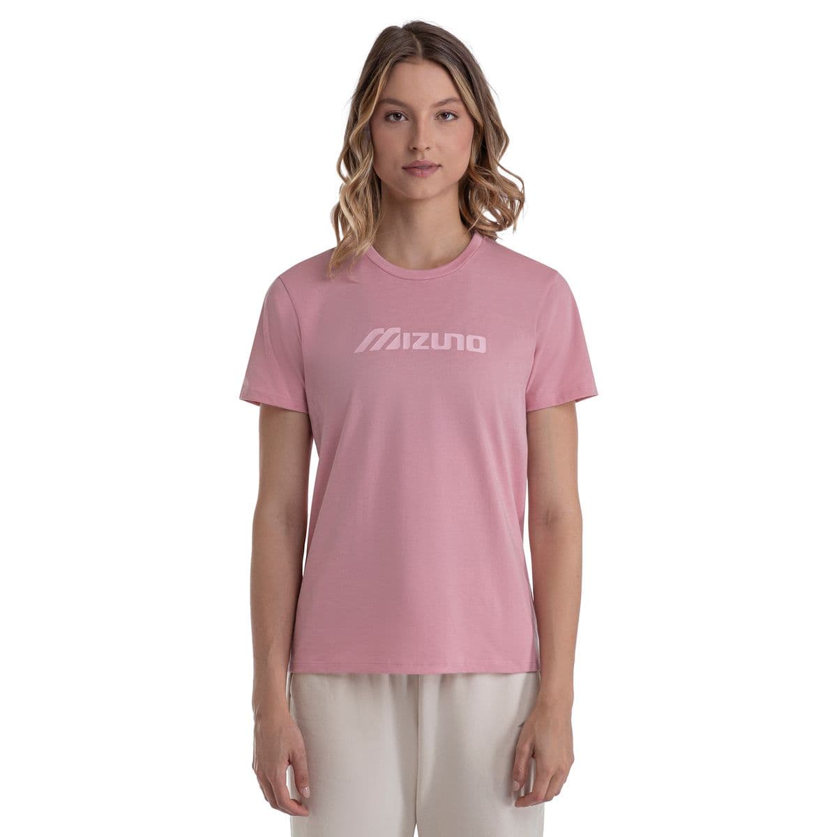Camiseta Mizuno Basic Run Bird Feminina P Rosa