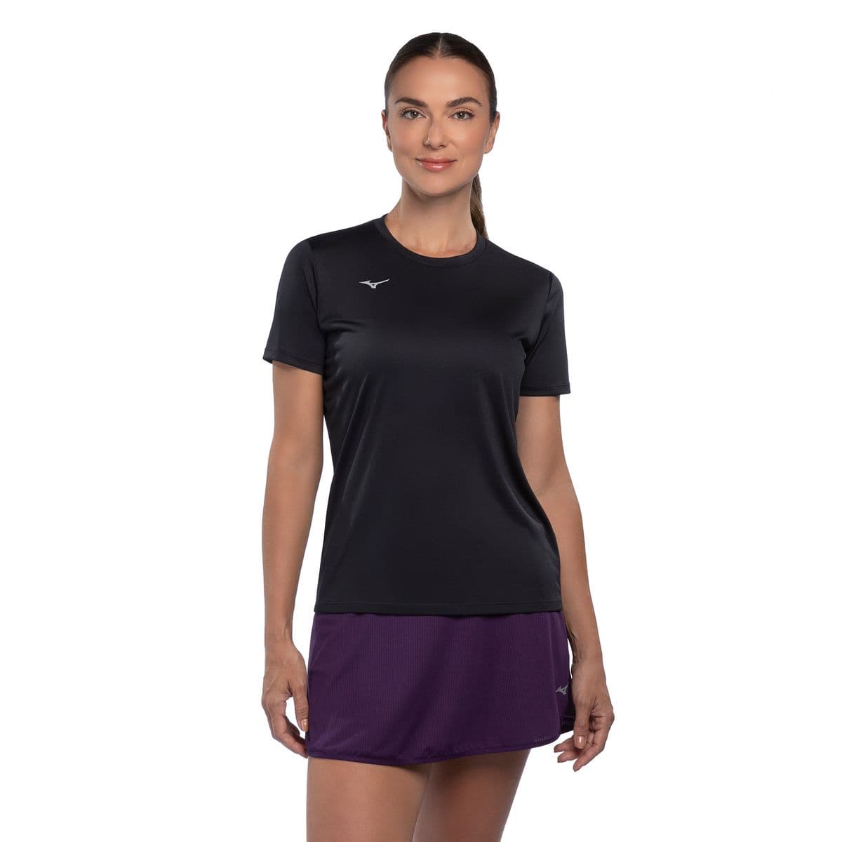 Camiseta de Treino Mizuno Energy 2.0 Feminina EG Preto