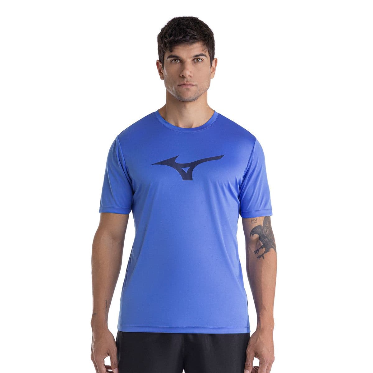 Camiseta de Corrida Mizuno Run Spark Masculina P Azul