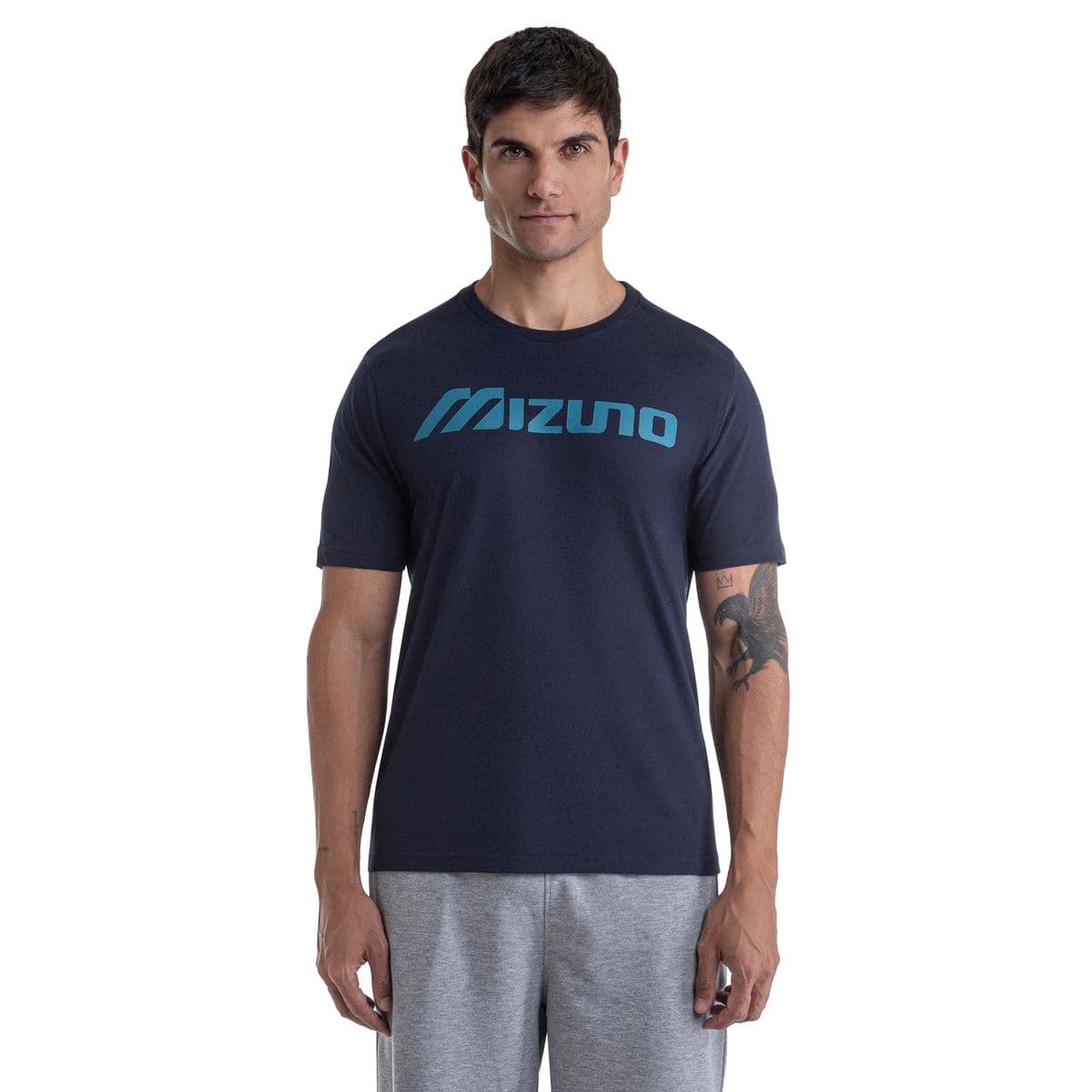 Camiseta Mizuno Big Logo GG Azul