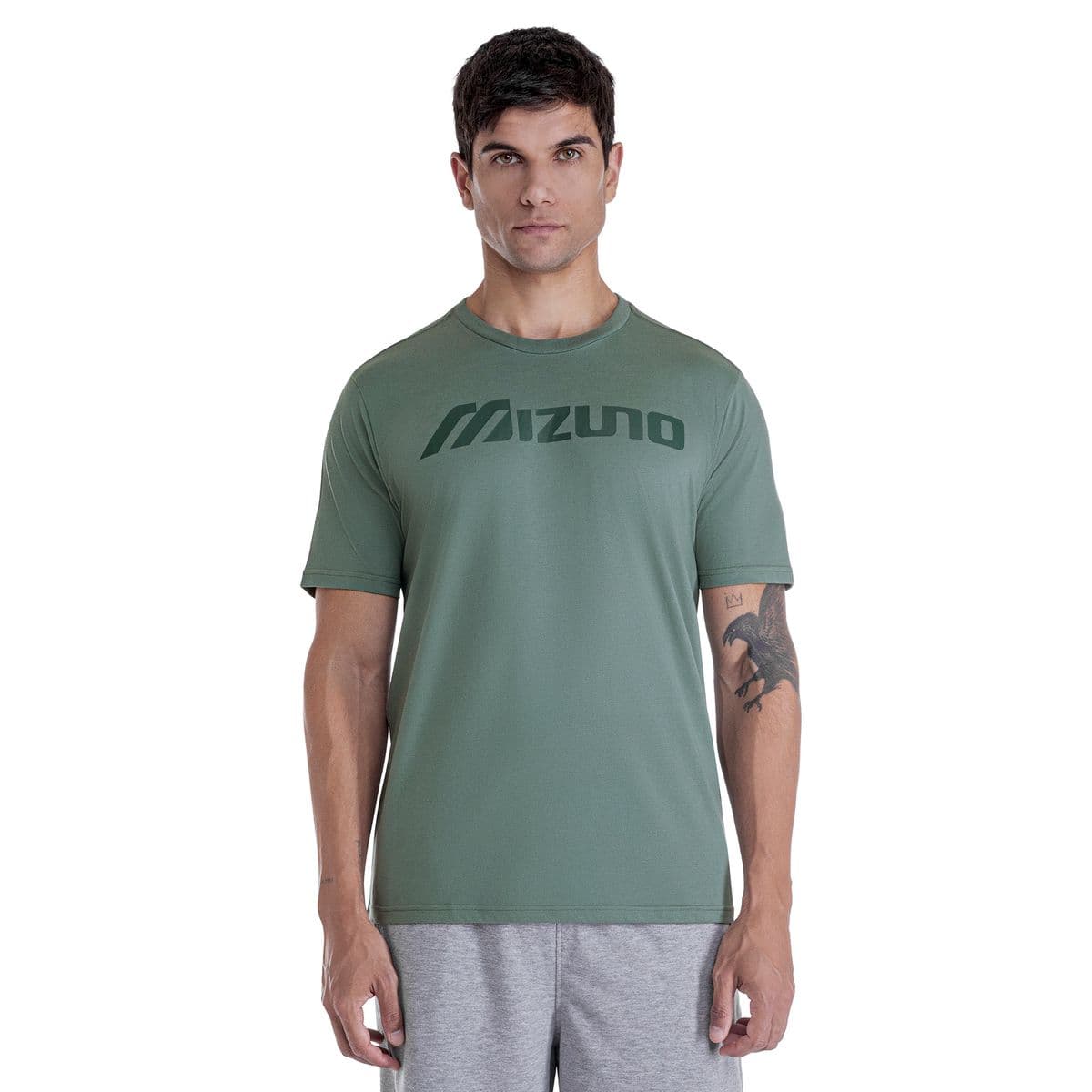 Camiseta Mizuno Big Logo Masculina M Verde