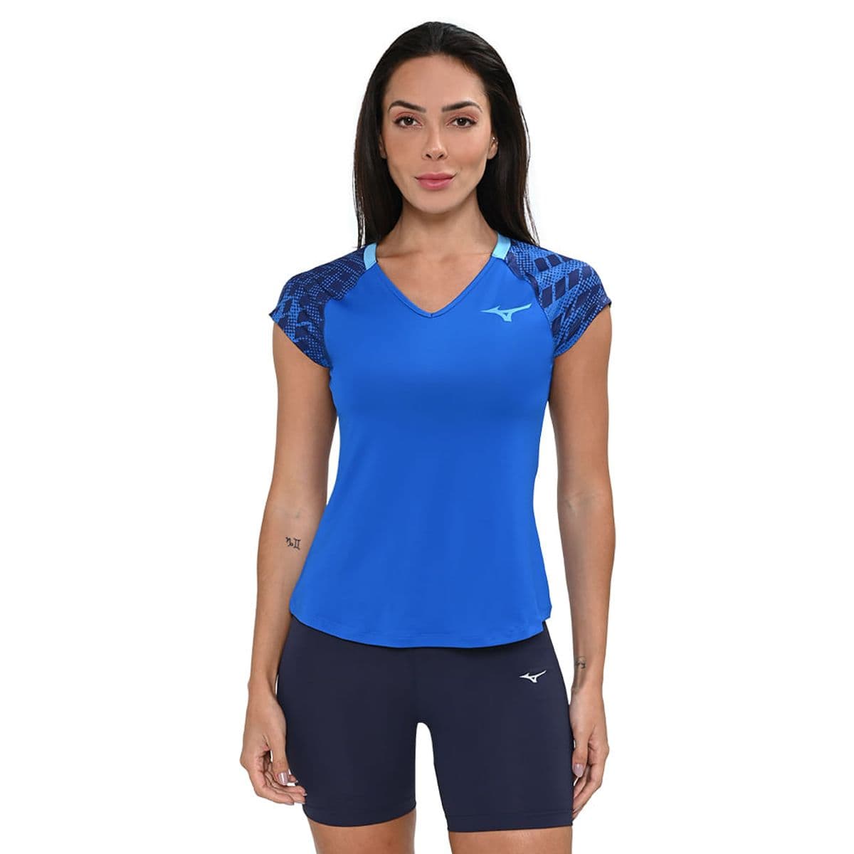 Camiseta de Tennis Mizuno Mugen Printed G Azul