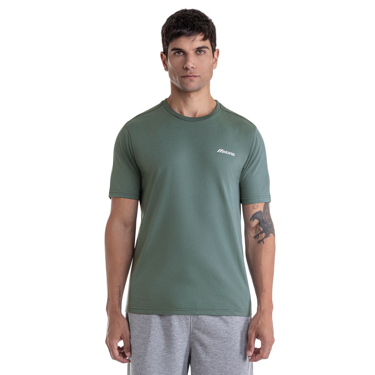 Camiseta Mizuno Basic Logo M Verde
