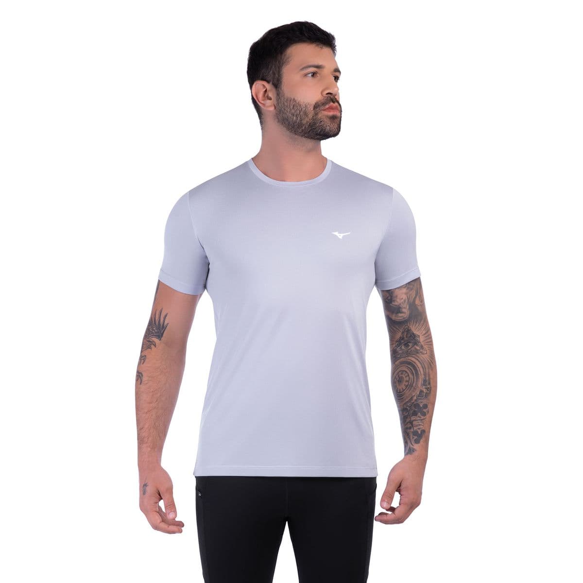 Camiseta de Corrida Mizuno Nirvana New Masculina GG Azul