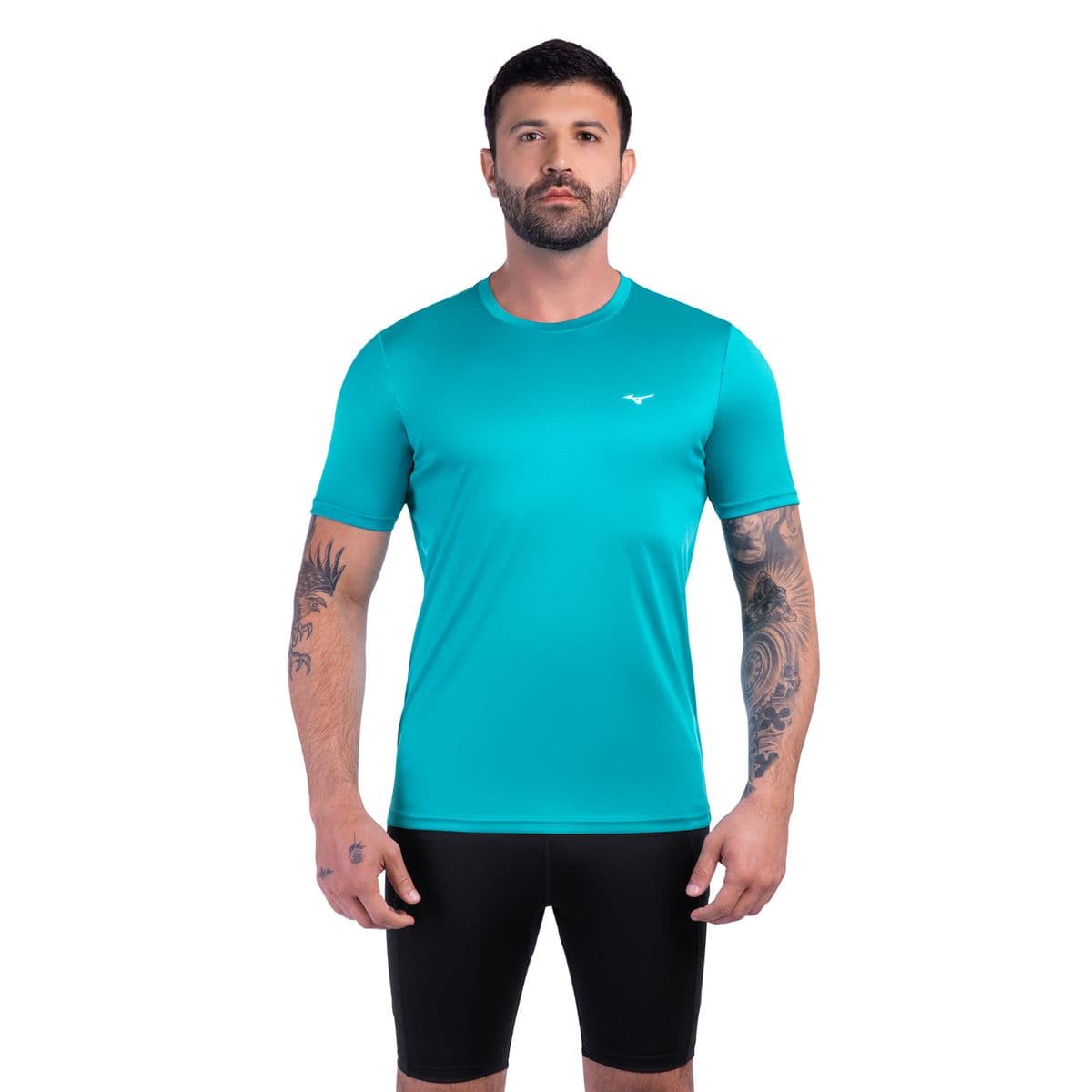 Camiseta de Corrida Mizuno Run Spark 2 Masculina GG Azul
