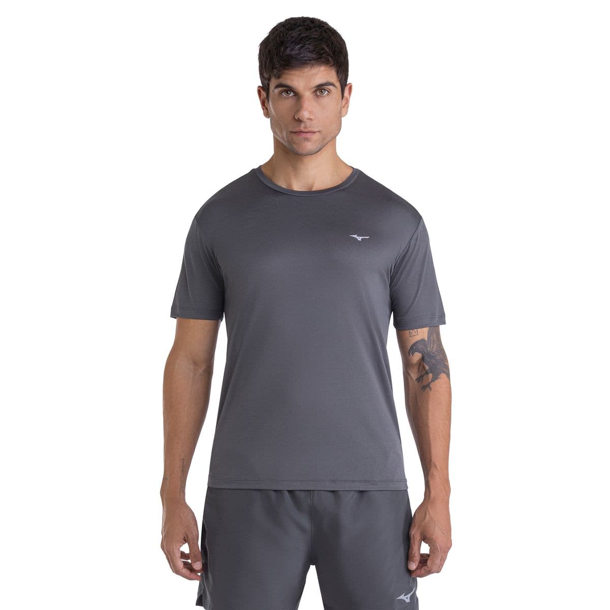 Camiseta de Corrida Mizuno Nirvana P Cinza