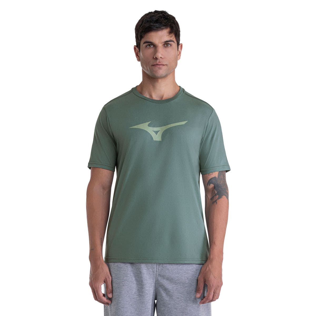 Camiseta Mizuno Basic Big Masculina M Verde