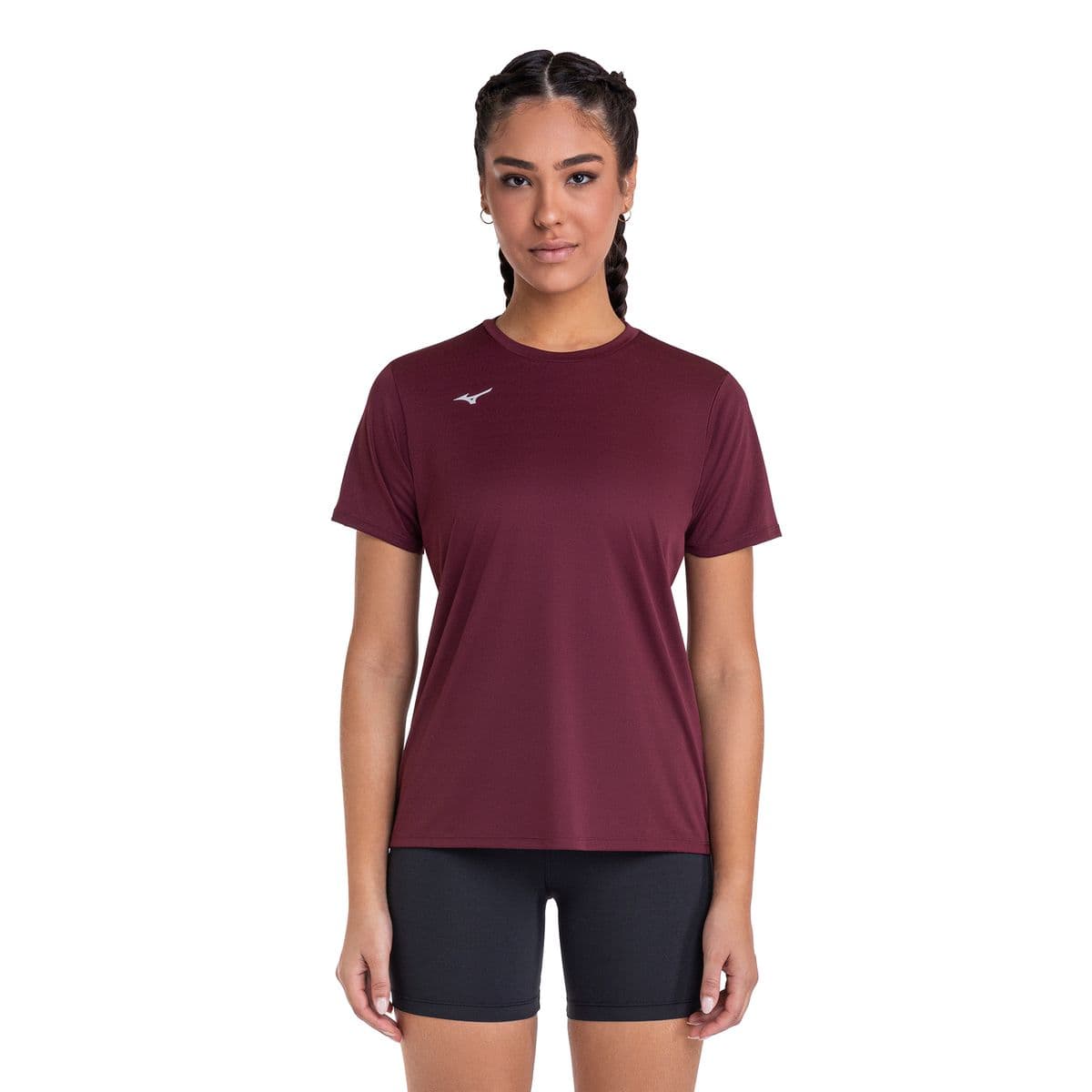 Camiseta de Treino Mizuno Energy 2.0 Feminina GG Roxo