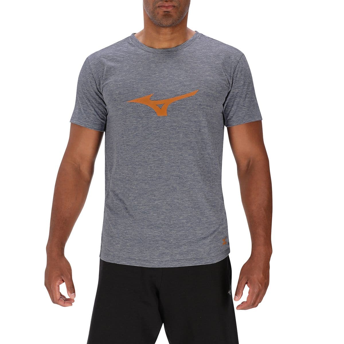 Camiseta de Treino Mizuno 1906 Masculina G Cinza