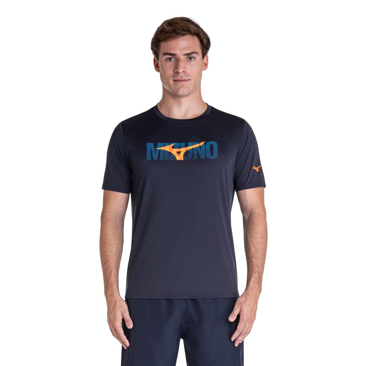 Camiseta de Treino Mizuno Energy Stamp III Masculina P Azul