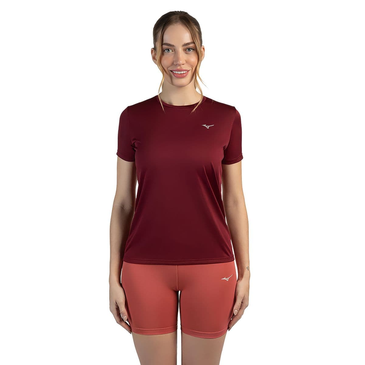 Camiseta de Treino Feminina Mizuno Energy M Vermelho
