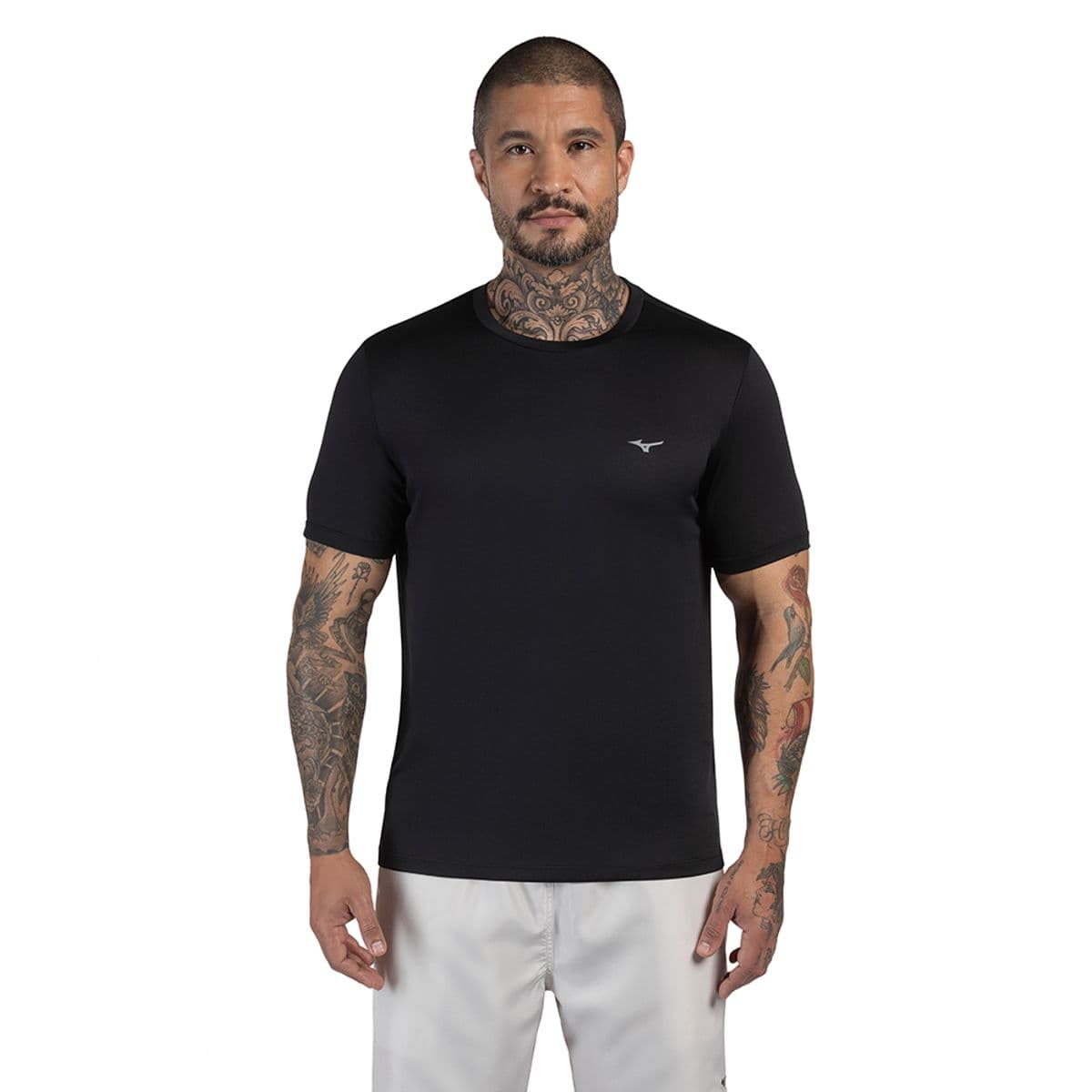 Camiseta de Treino Masculina Mizuno Energy P Preto