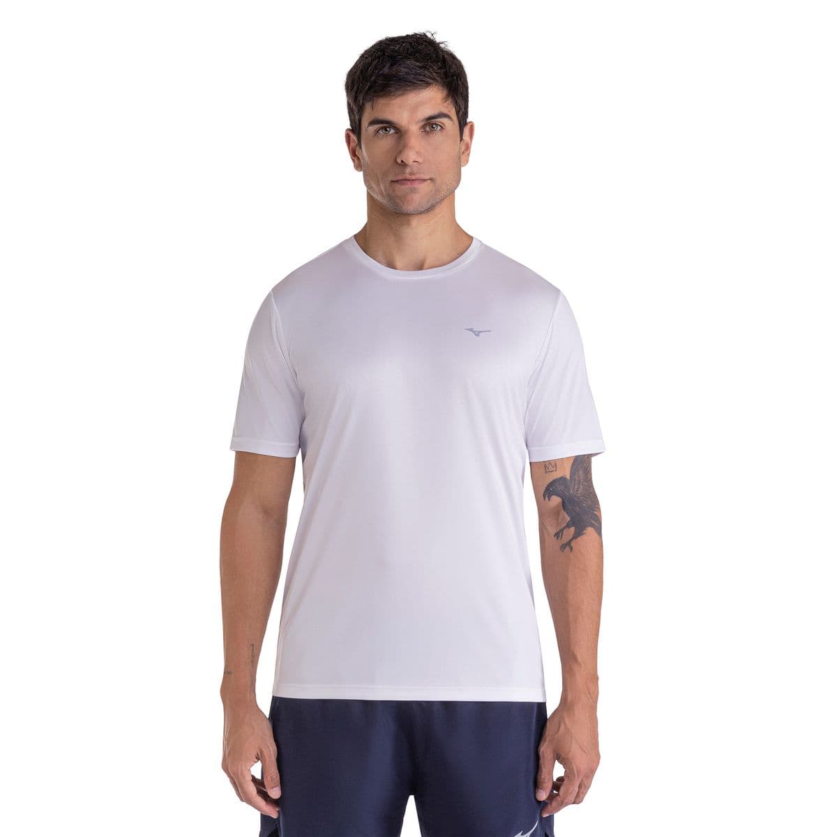 Camiseta de Corrida Mizuno Run Spark 2 G Branco