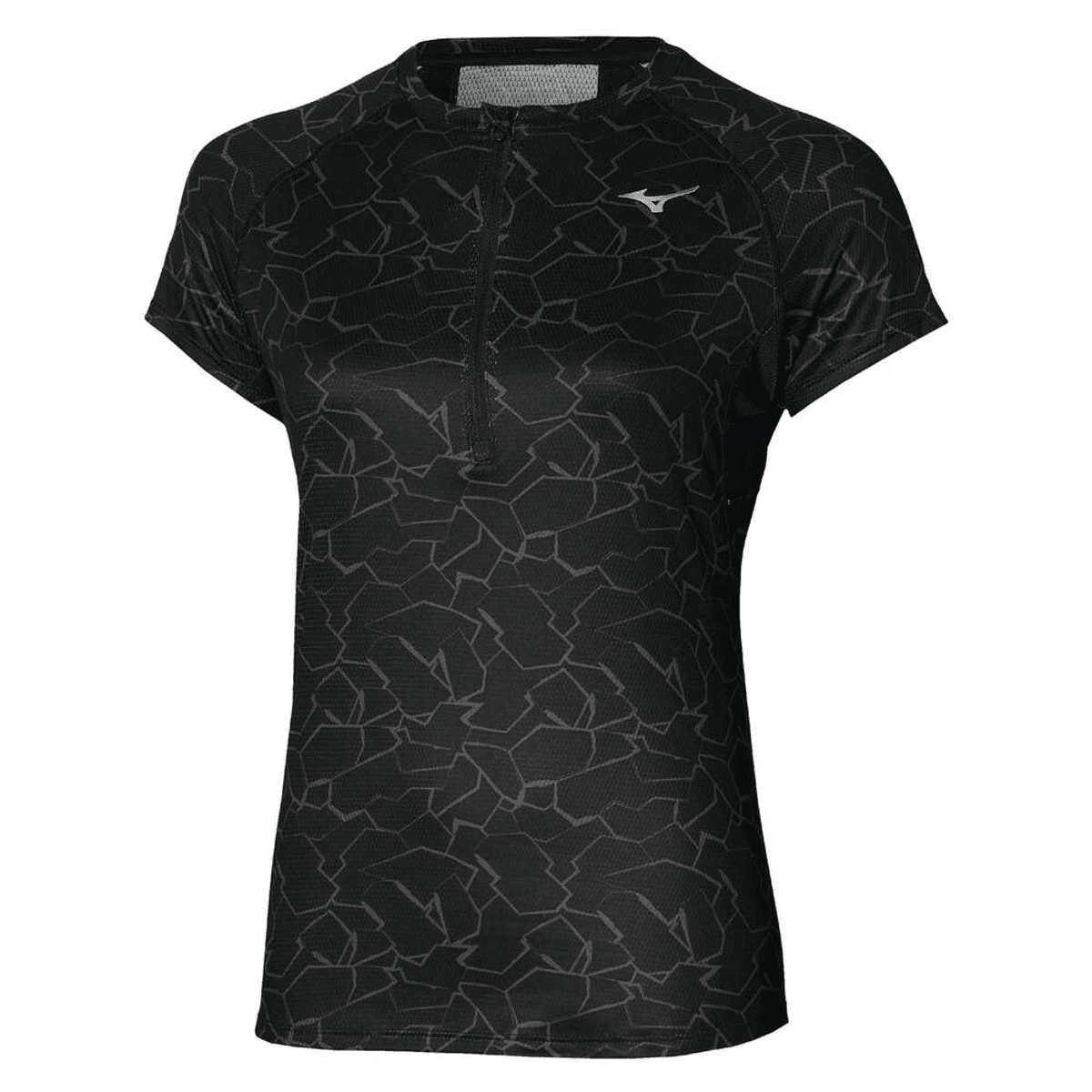 Camiseta de Corrida Mizuno Graphic Trail Feminina G Preto