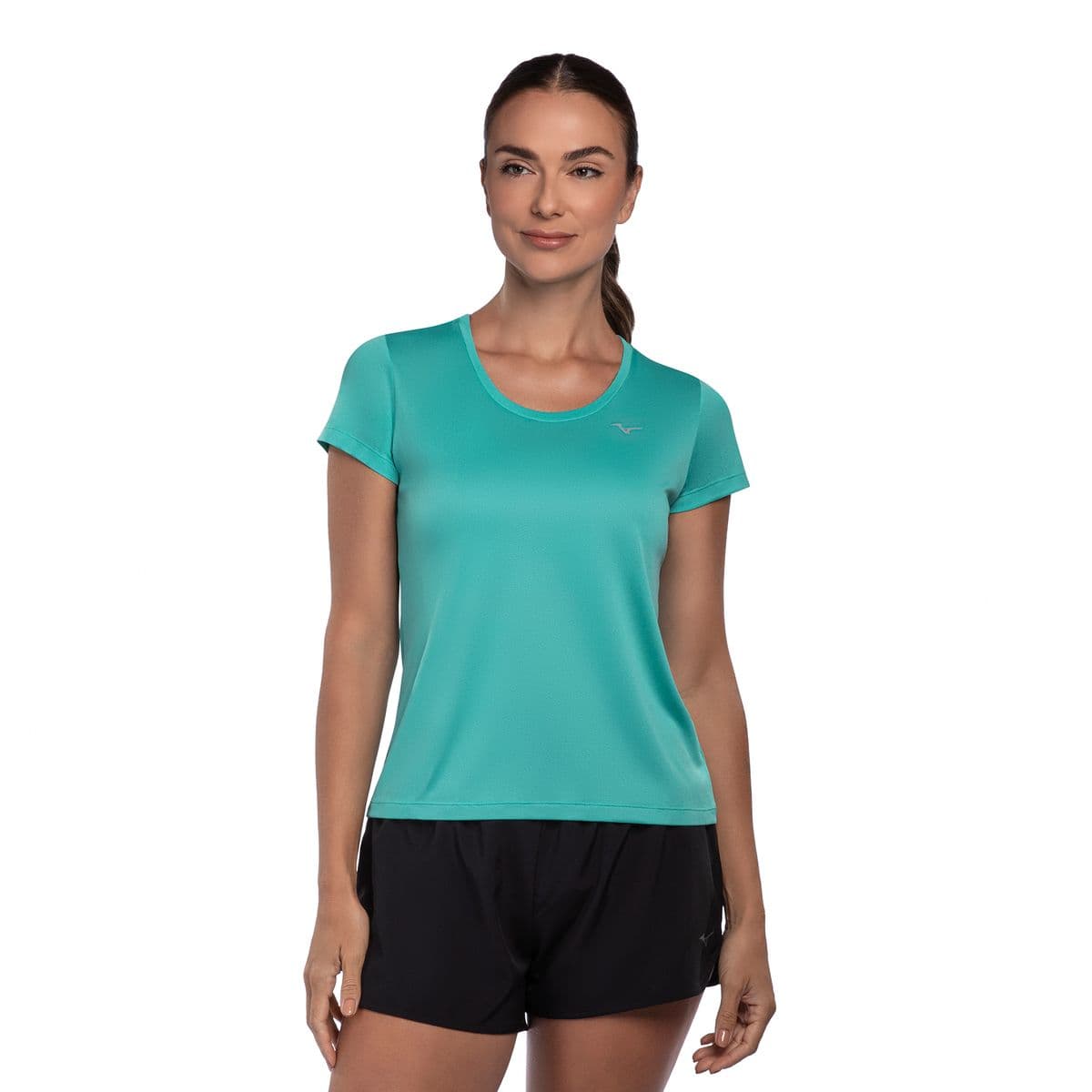 Camiseta de Corrida Feminina Mizuno Nirvana P Azul