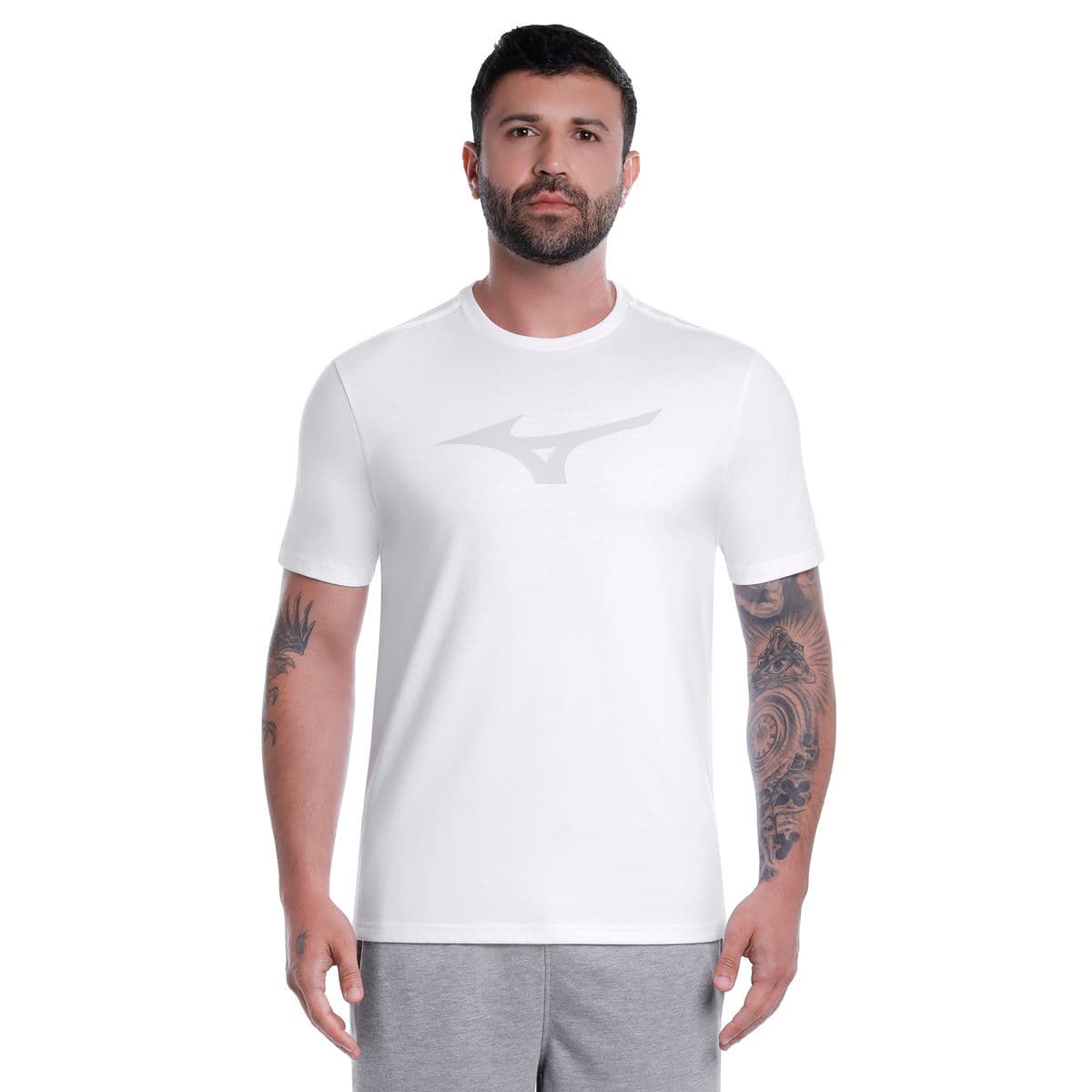 Camiseta Mizuno Basic Big Masculina GG Branco
