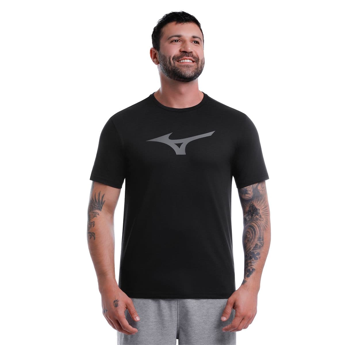 Camiseta Mizuno Basic Big Masculina M Preto