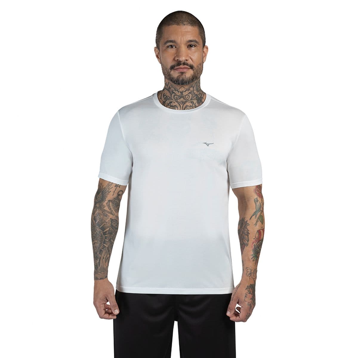 Camiseta de Treino Masculina Mizuno Energy G Branco