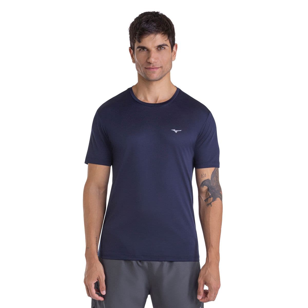 Camiseta de Corrida Mizuno Nirvana Masculina M Azul