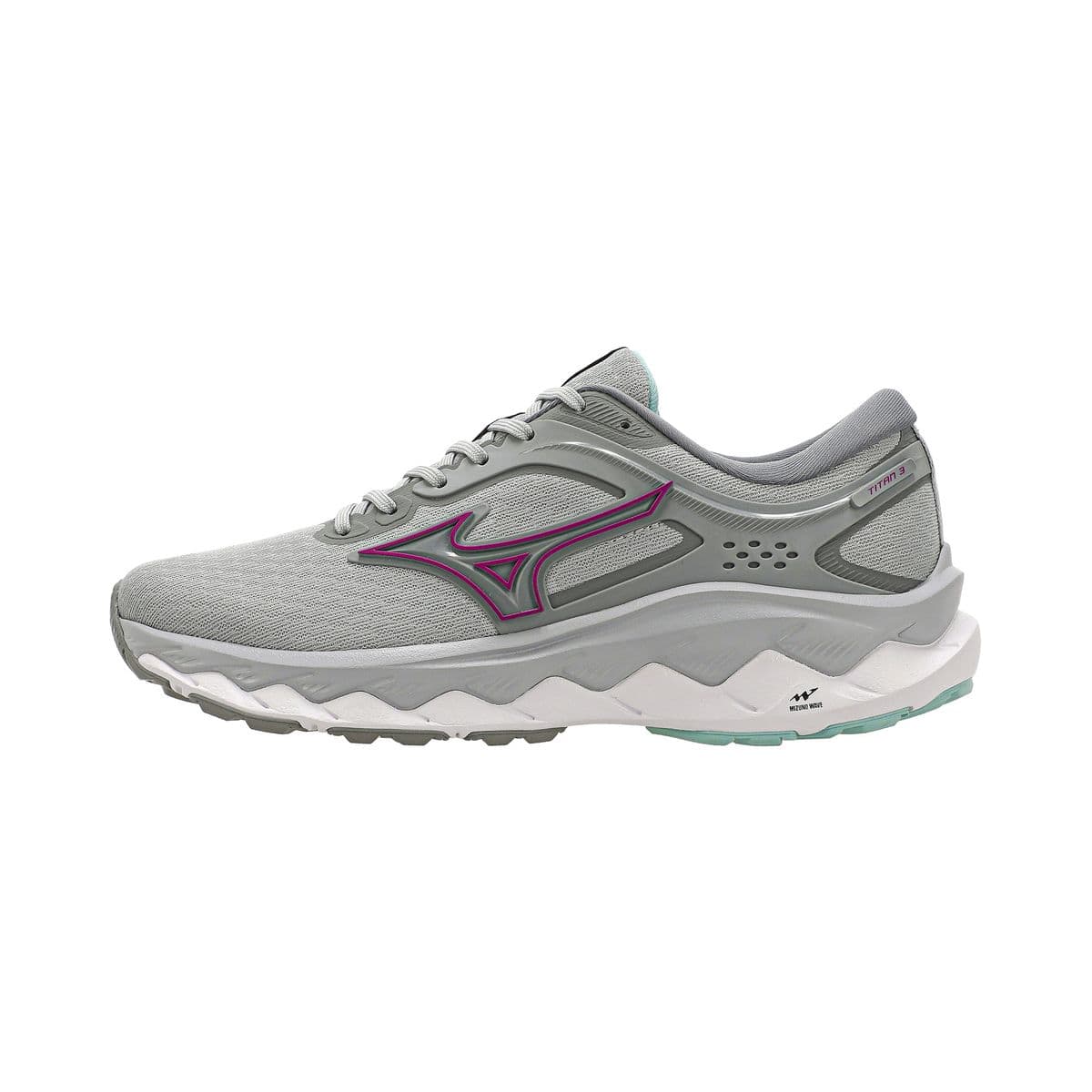 Tênis de Corrida Mizuno Wave Titan 3 37 Cinza