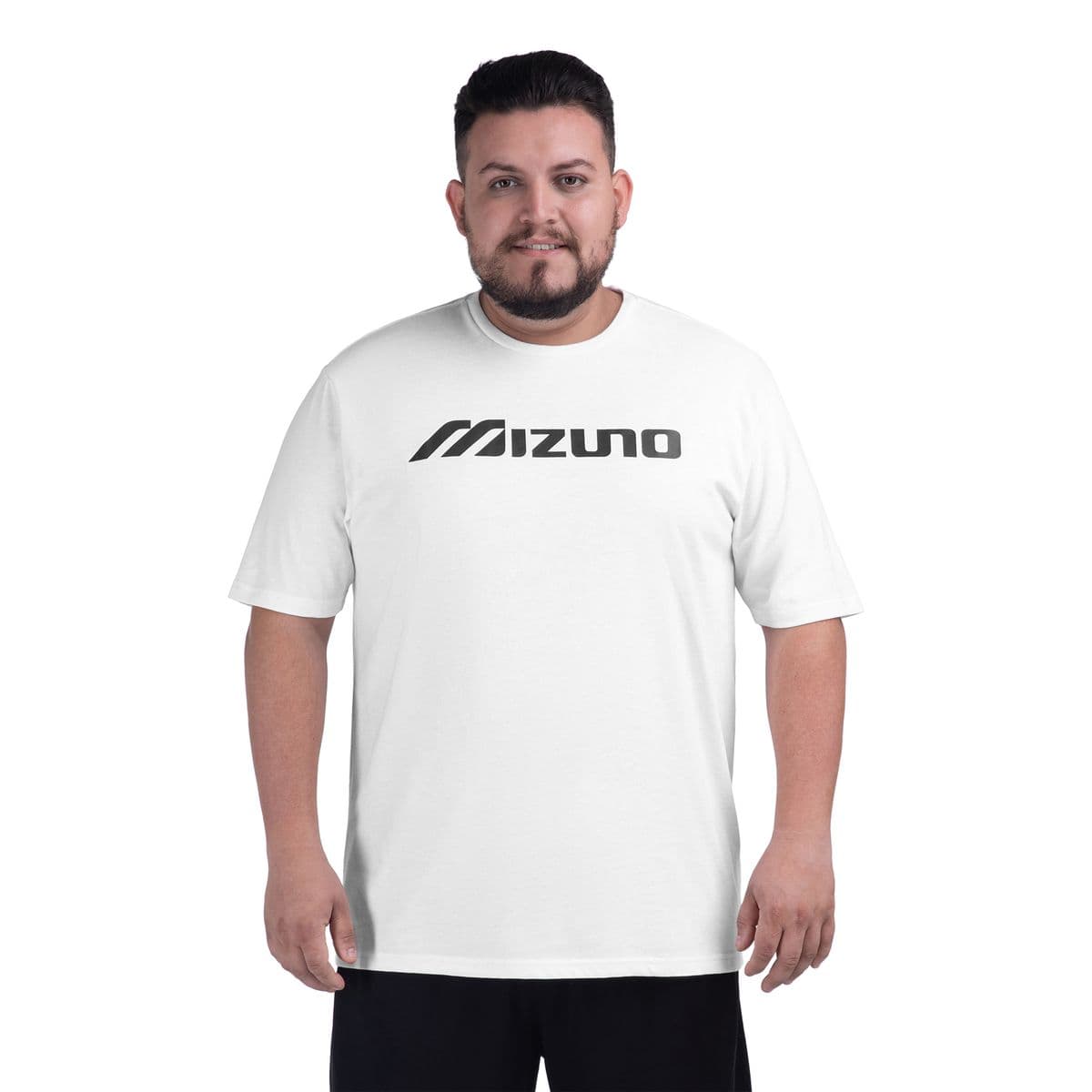 Camiseta Mizuno Big Logo Masculina G1 Branco