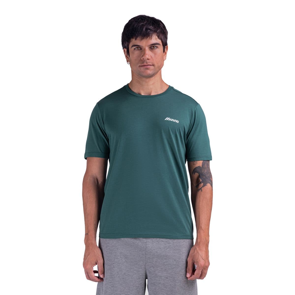 Camiseta Mizuno Basic Logo 2 Masculino M Verde