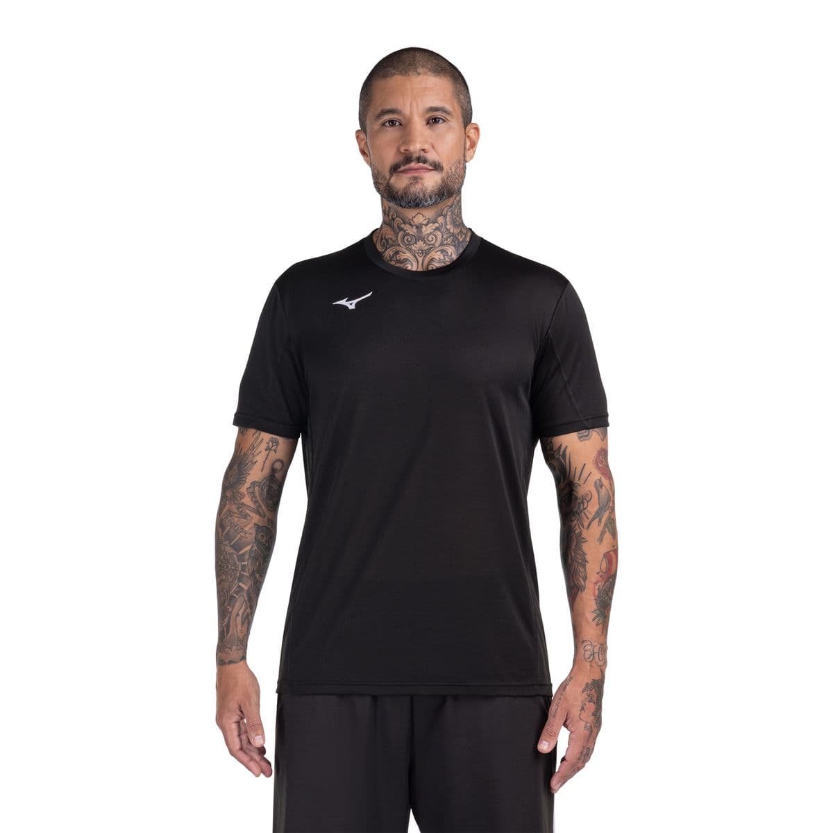 Camiseta de Treino Mizuno Prime Masculina P Preto