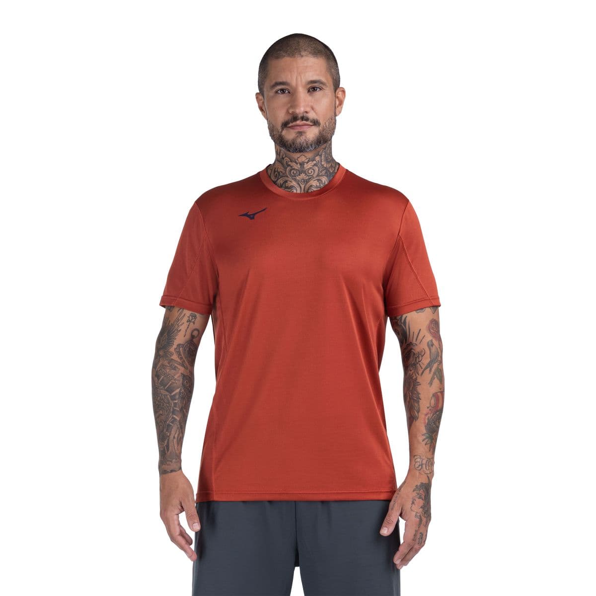 Camiseta de Treino Mizuno Prime Masculina G Laranja