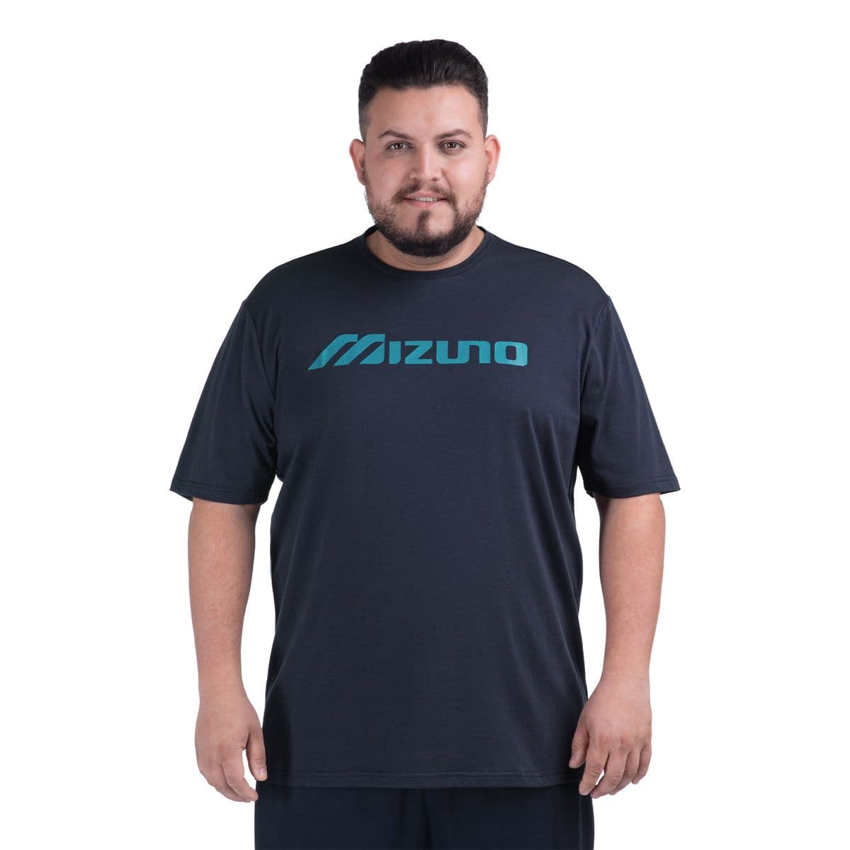 Camiseta Mizuno Big Logo Masculina G2 Azul