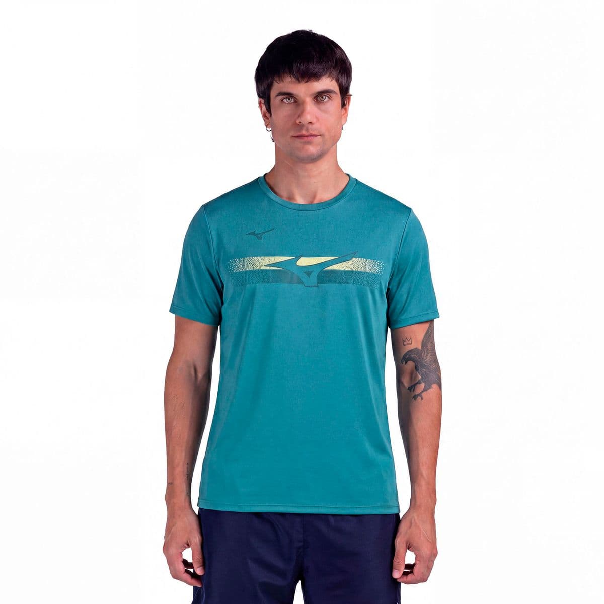 Camiseta de Treino Mizuno Energy Stamp III Masculina M Azul