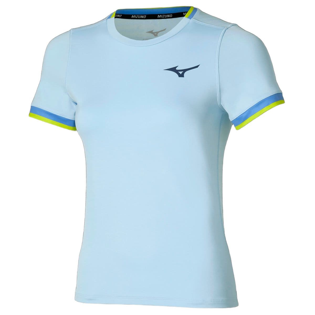 Camiseta de Tennis Mizuno Stargazer Tee Feminina P Azul