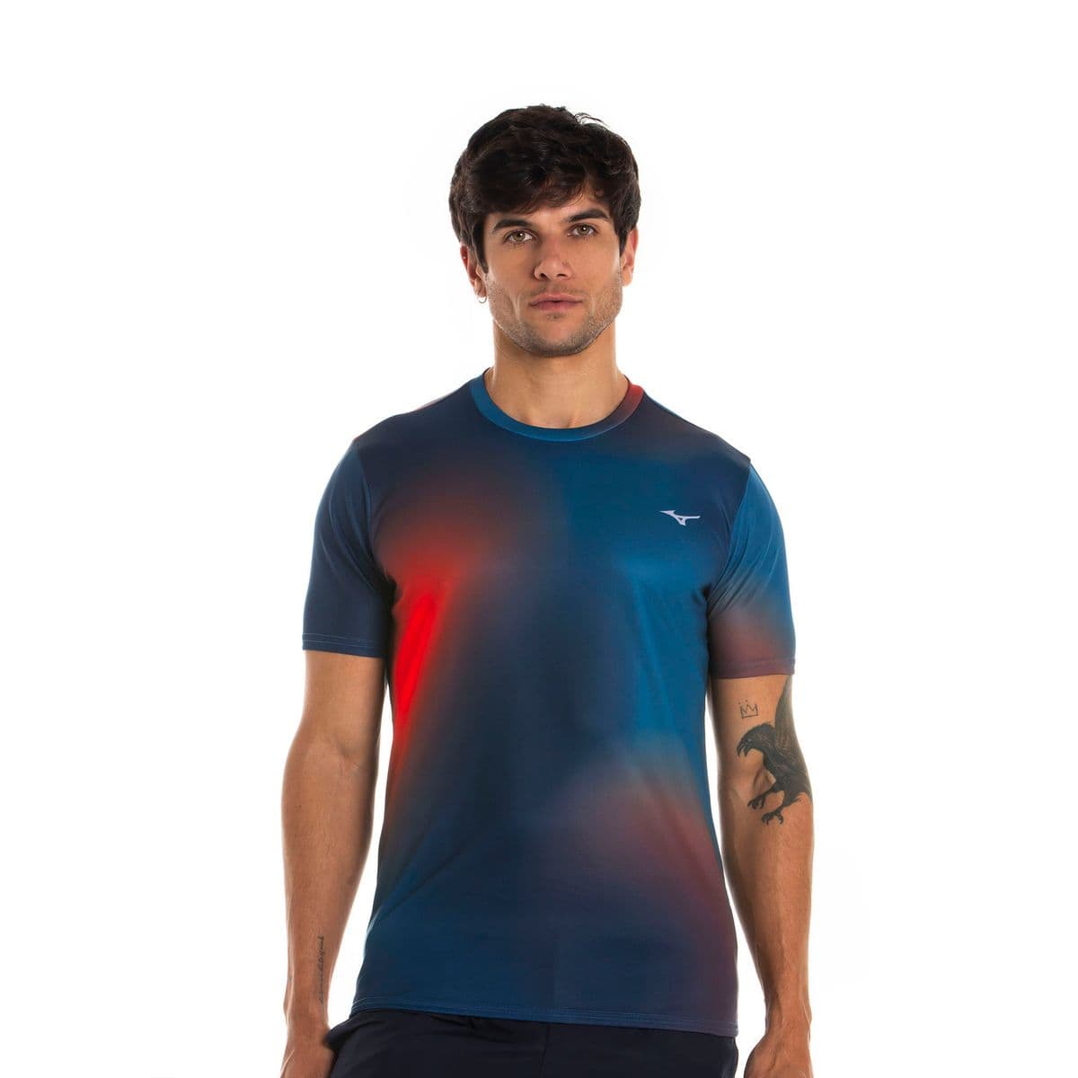 Camiseta de Corrida Mizuno Core Graphic Masculina GG Azul