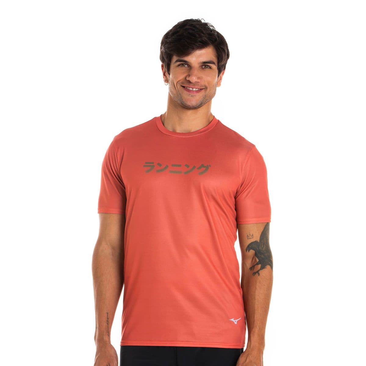 Camiseta de Corrida Mizuno Core Graphic Masculina G Laranja