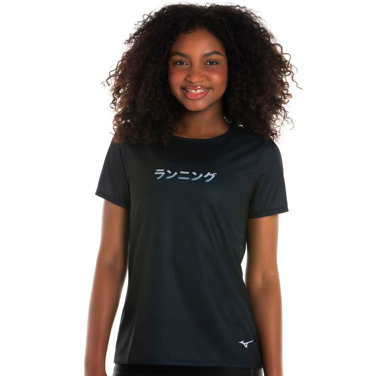 Camiseta de Corrida Mizuno Core Graphic Feminina M Preto