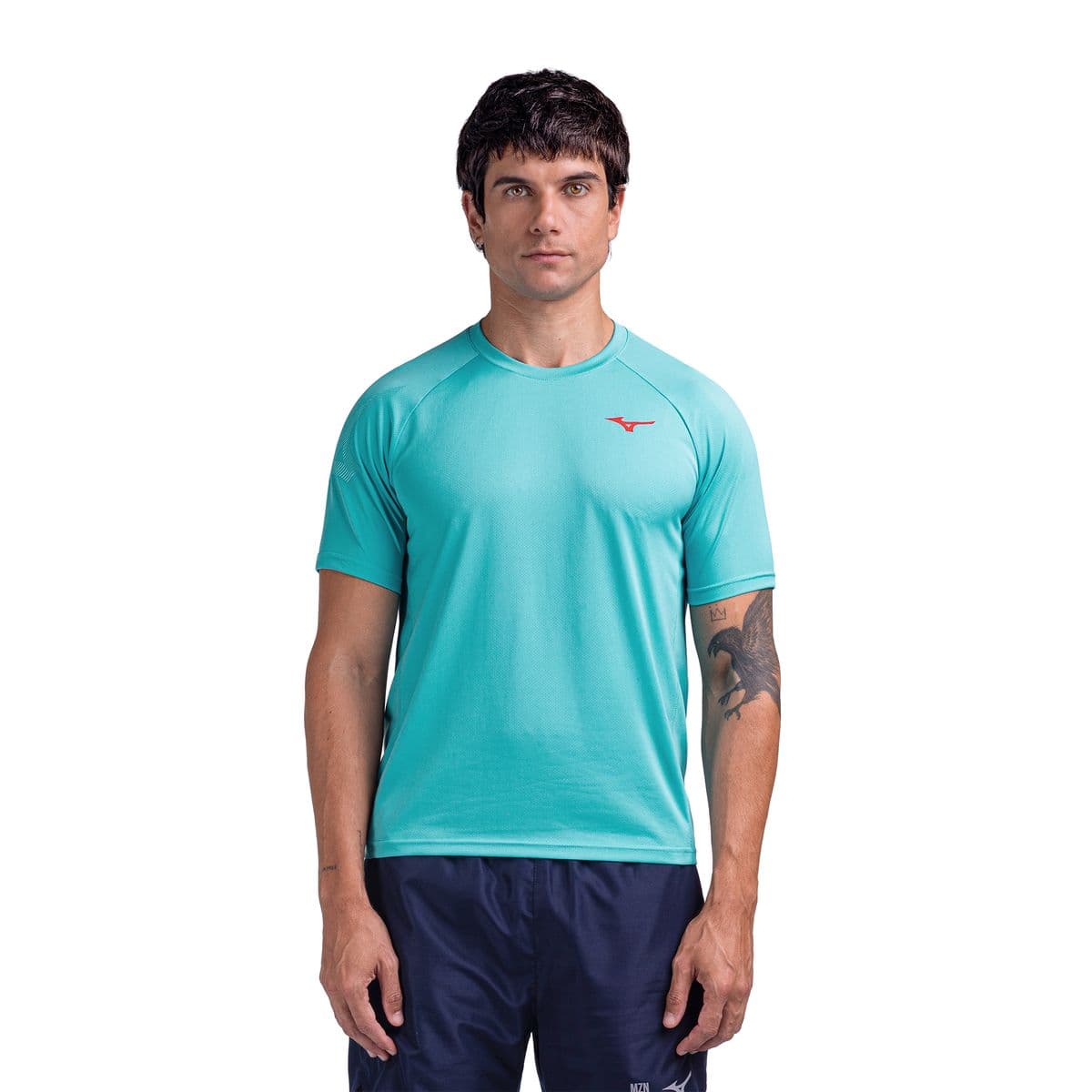 Camiseta Mizuno Run Easy 6 Masculina P Azul